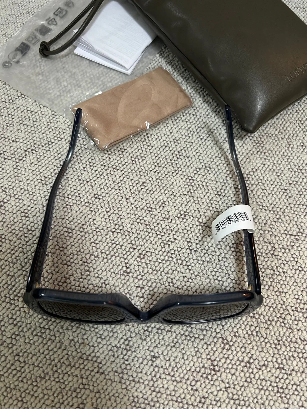 Loewe Slim 54MM Rectangular Sunglasses Blue